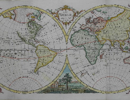 World maps, sky maps, North Pole and South Pole